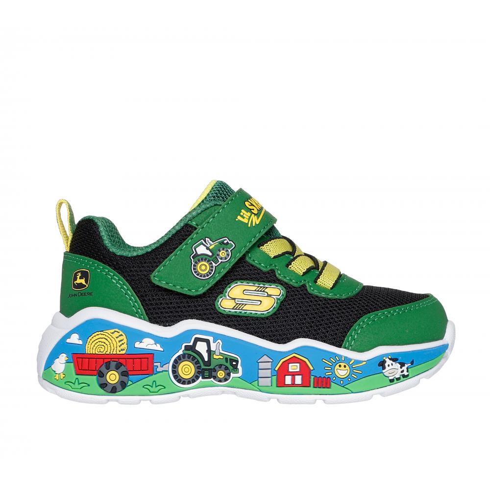 ZAPATILLA NIÑO PLAY SCENE VERDE BK SKECHERS - 1