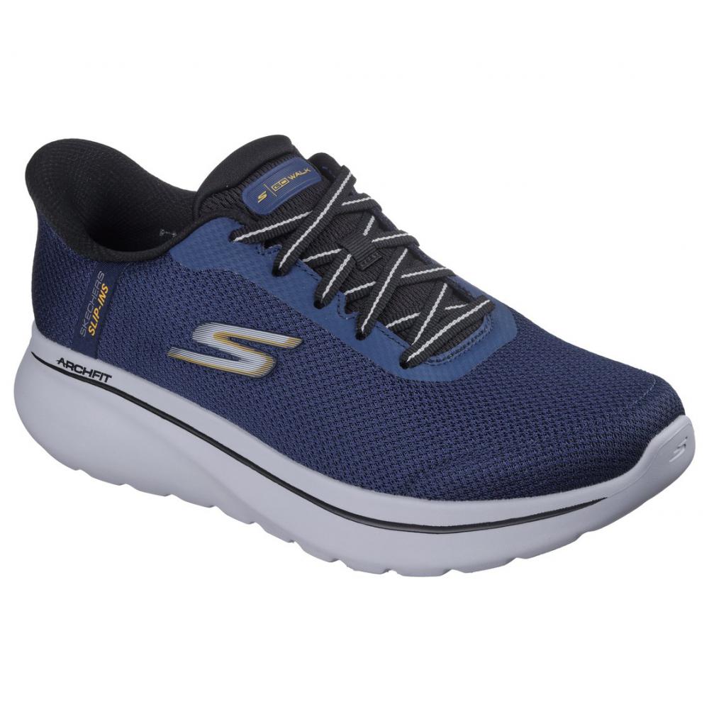 ZAPATILLAS HOMBRE SLIPINS GOWALK ARCHFIT NJL AZUL SKECHERS - 4
