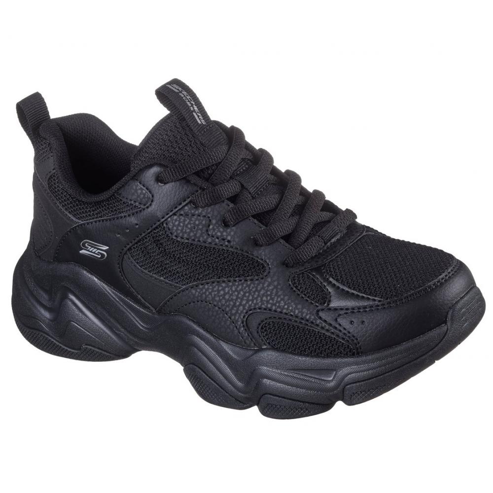 ZAPATILLAS MUJER BOBS DIEGO EN COLOR NEGRO SKECHERS - 4