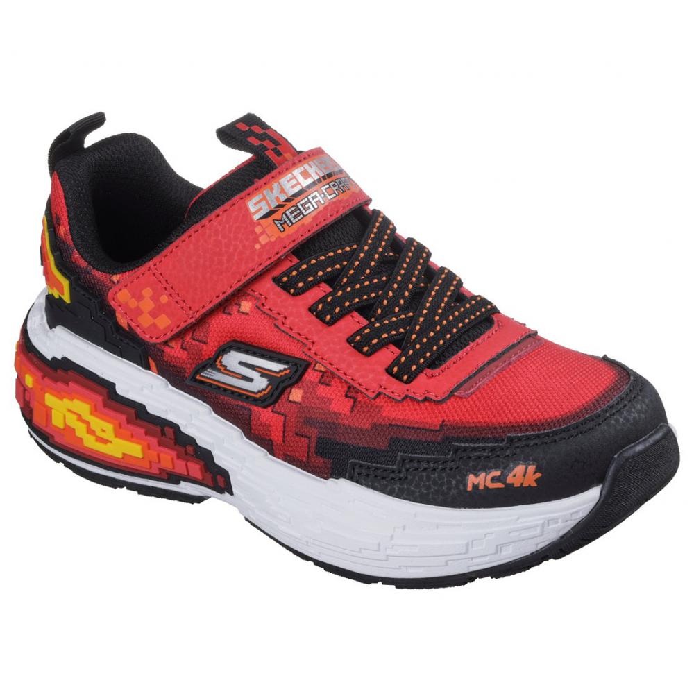 ZAPATILLAS NIÑO MEGA-CRAFT 4K EN COLOR ROJO SKECHERS - 4