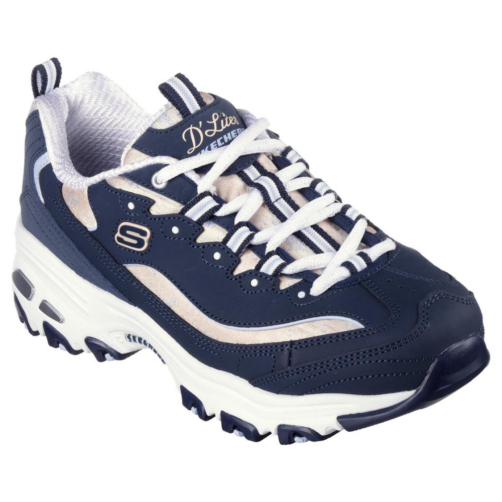 ZAPATILLAS MUJER D'LITES SPLENDID JOURNEY AZUL MT SKECHERS - 4