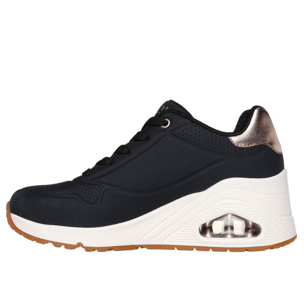 ZAPATILLAS MUJER UNO WEDGE HI STEPS EN COLOR NEGRO SKECHERS - 5