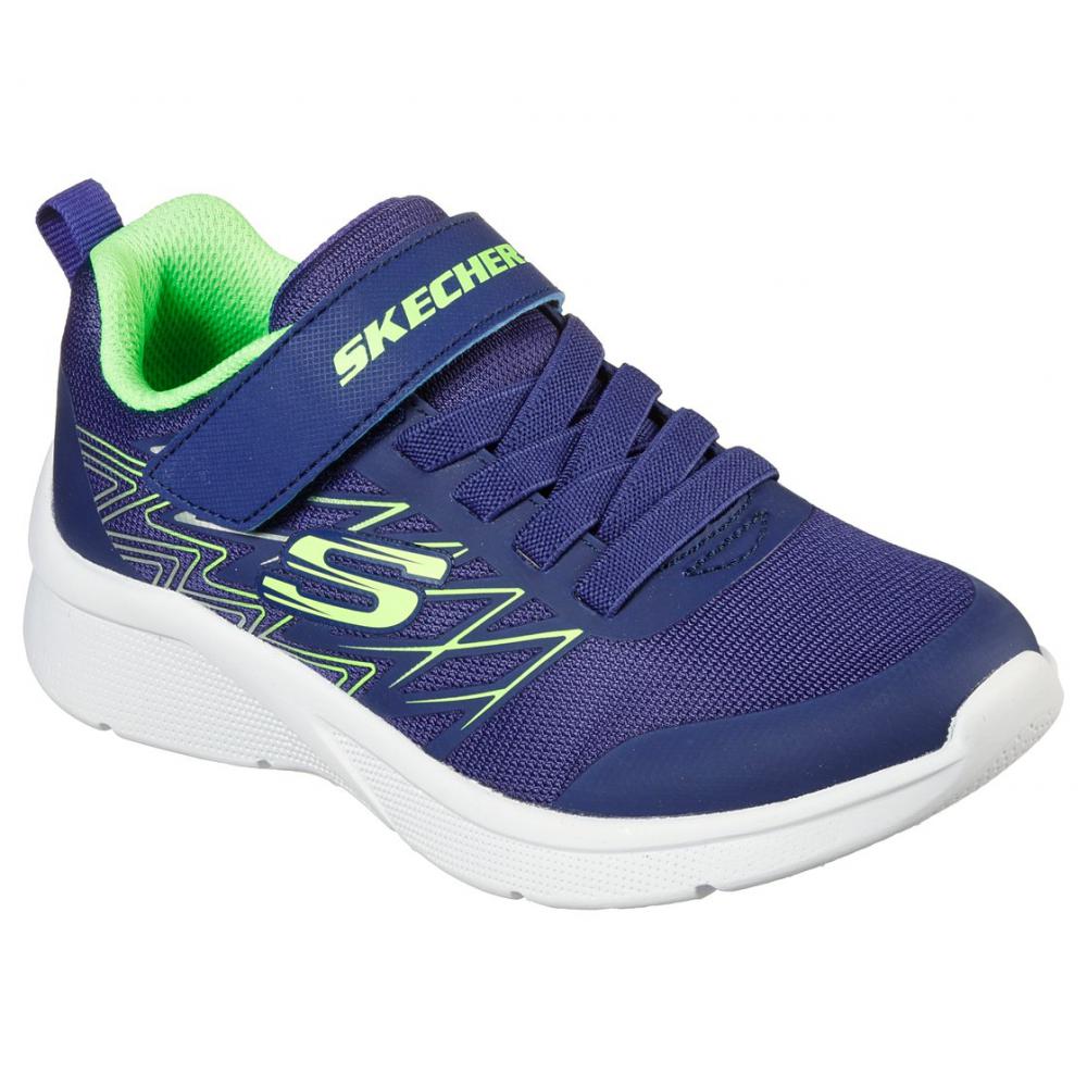ZAPATILLAS NIÑO MICROSPEC TEXLOR AZUL SKECHERS - 4