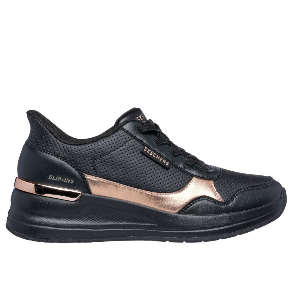 ZAPATILLAS MUJER SLIP-INS BILLION 2.0 EN COLOR NEGRO BK SKECHERS - 1