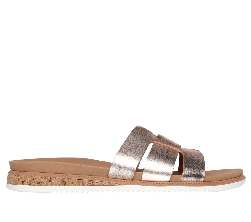 SANDALIAS MUJER DESEST KISS LOW ROSE GOLD SKECHERS - 1