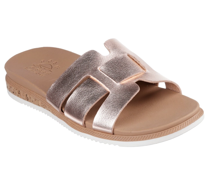 SANDALIAS MUJER DESEST KISS LOW ROSE GOLD SKECHERS - 4