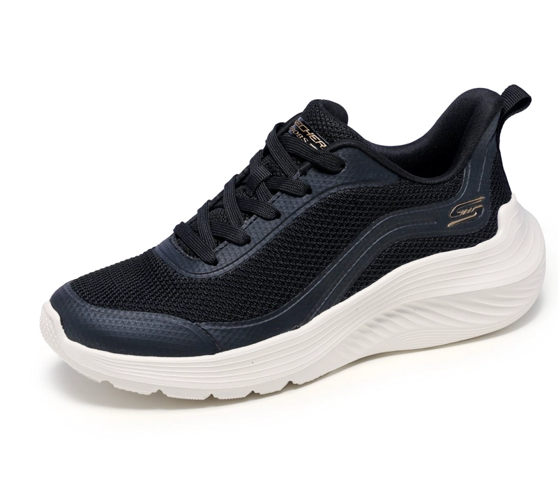 ZAPATILLAS MUJER SLIP-INS BOBS SQUAD WAVES NEGRO BL SKECHERS - 5