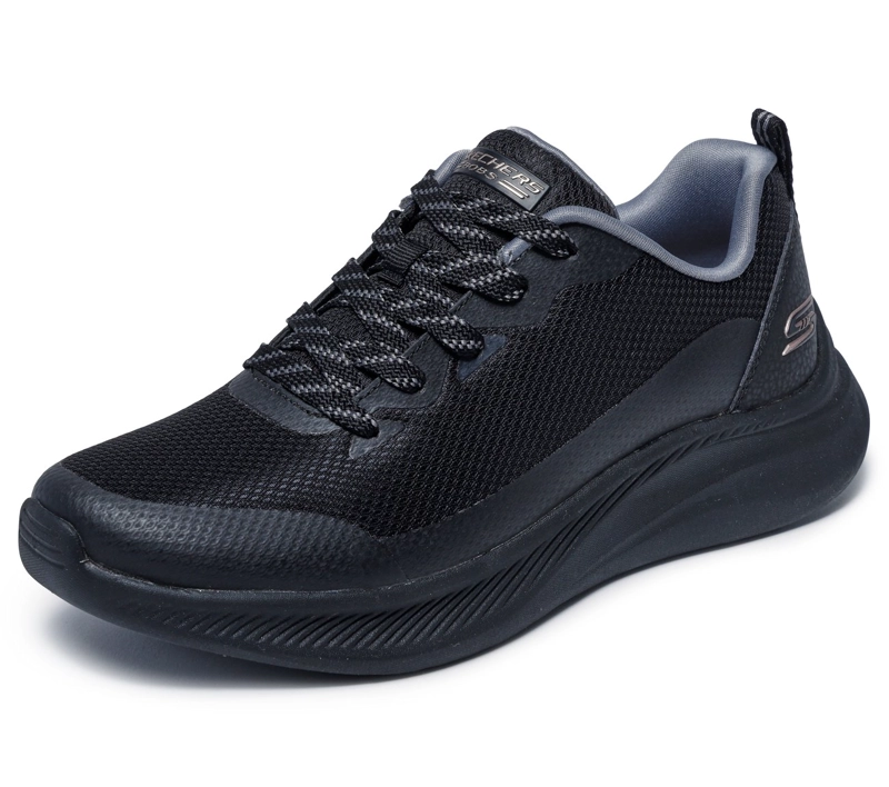 ZAPATILLAS MUJER BOBS MODA FLEX NEGRO BK SKECHERS - 5