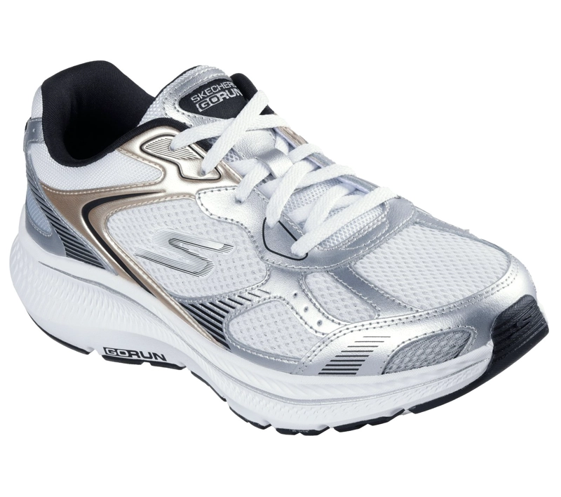 ZAPATILLAS MUJER GO RUN CONSISTENT VOLT BLANCO BK SKECHERS - 4