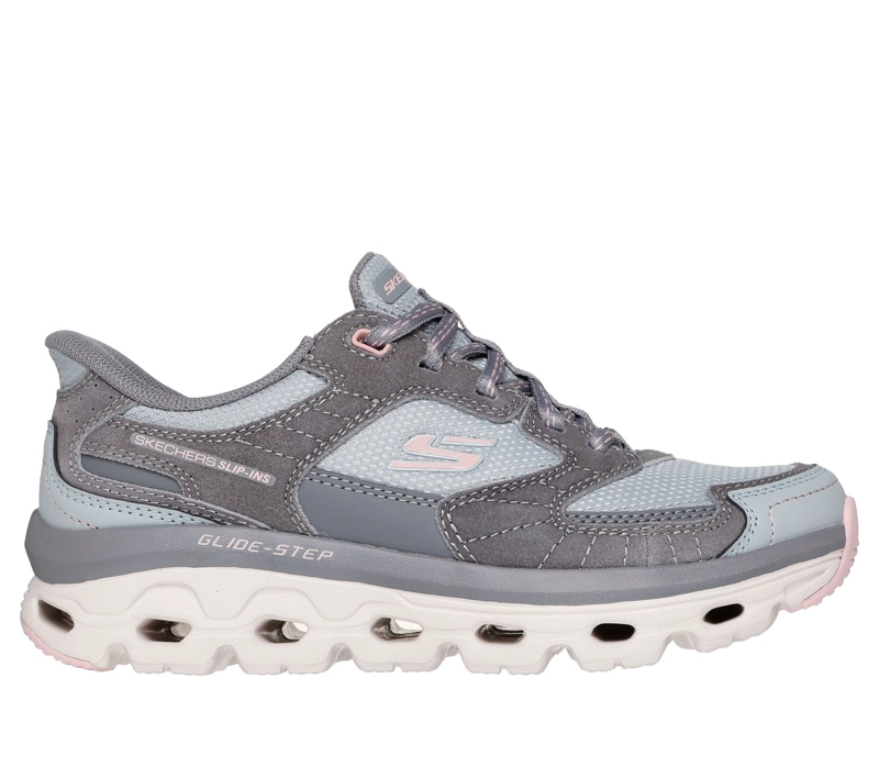 ZAPATILLAS MUJER SLIP-INS GLIDE STEP SOLE GRIS PK SKECHERS - 1