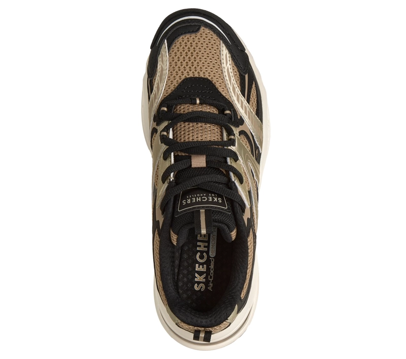 ZAPATILLAS MUJER UNO RYZE BEIGE BK SKECHERS - 2