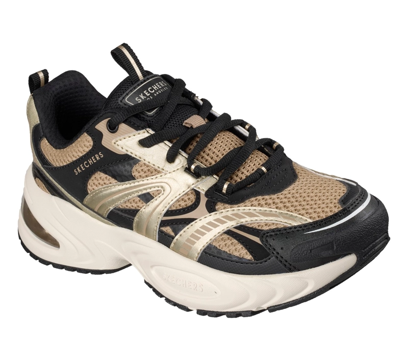 ZAPATILLAS MUJER UNO RYZE BEIGE BK SKECHERS - 4