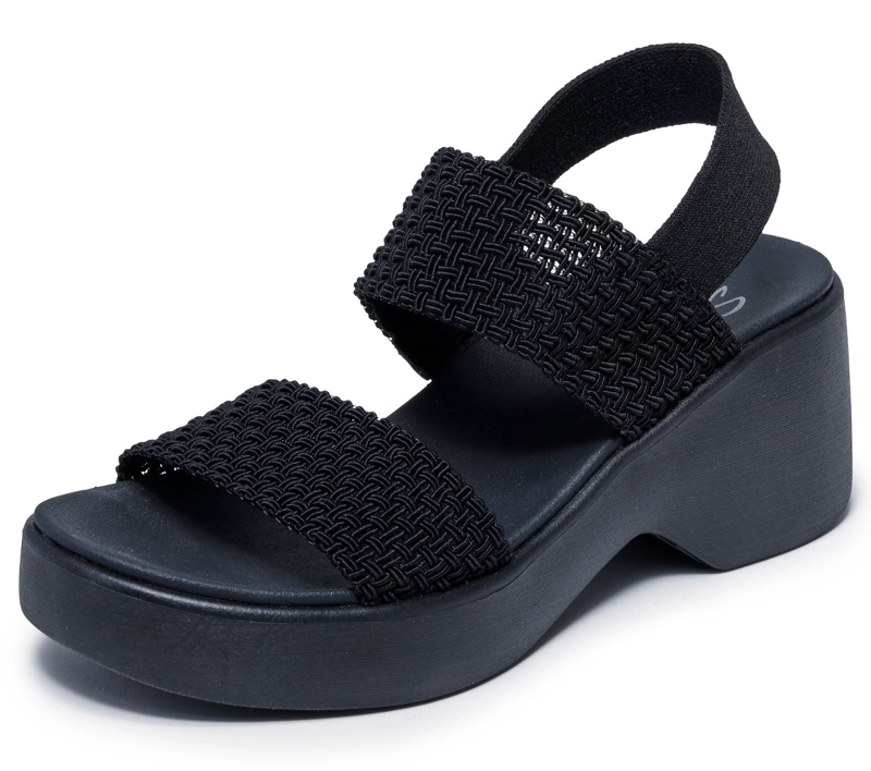SANDALIAS MUJER CALI DAY NEGRO SKECHERS - 5