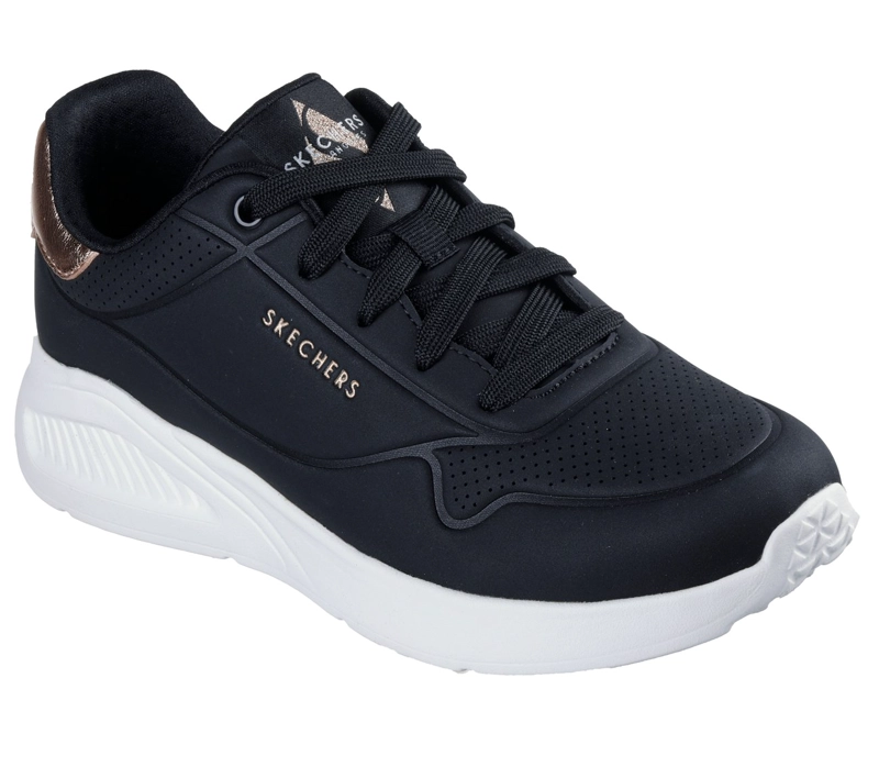 ZAPATILLAS MUJER UNO LITE NEGRO BL SKECHERS - 4