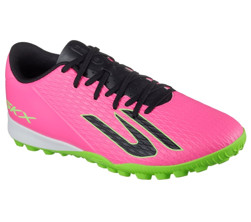ZAPATILLAS FUTBOL UNISEX CLUB TF ROSADO BK SKECHERS - 4
