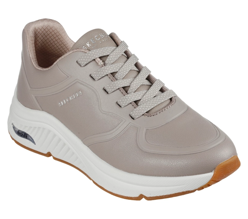 ZAPATILLAS MUJER ARCH FIT S-MILES BEIGE SKECHERS - 4