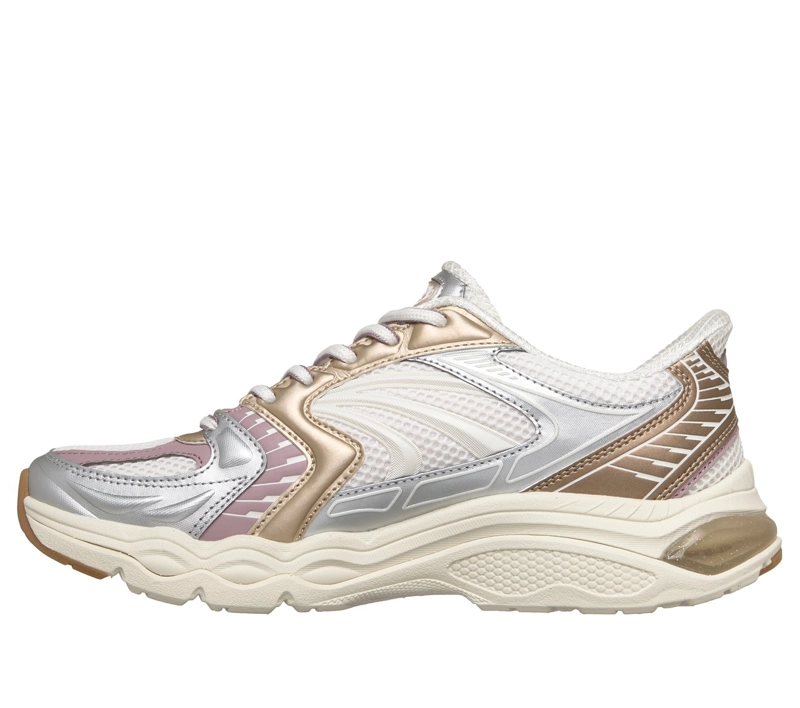 ZAPATILLAS MUJER SLIP-INS SKECH-GEL SILVER GOLDEN SKECHERS - 6