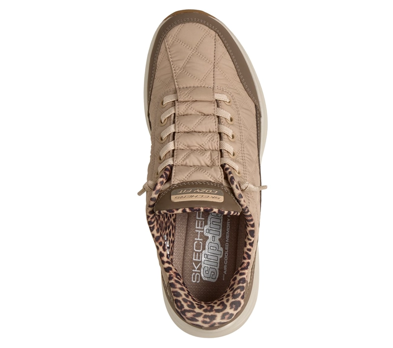 ZAPATILLAS MUJER SLIP-INS CONTOURFOAM LEOPARD CAFE  SKECHERS - 2