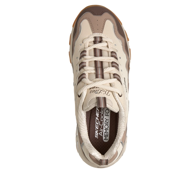 ZAPATILLAS MUJER D'LITES BEIGE SKECHERS - 2
