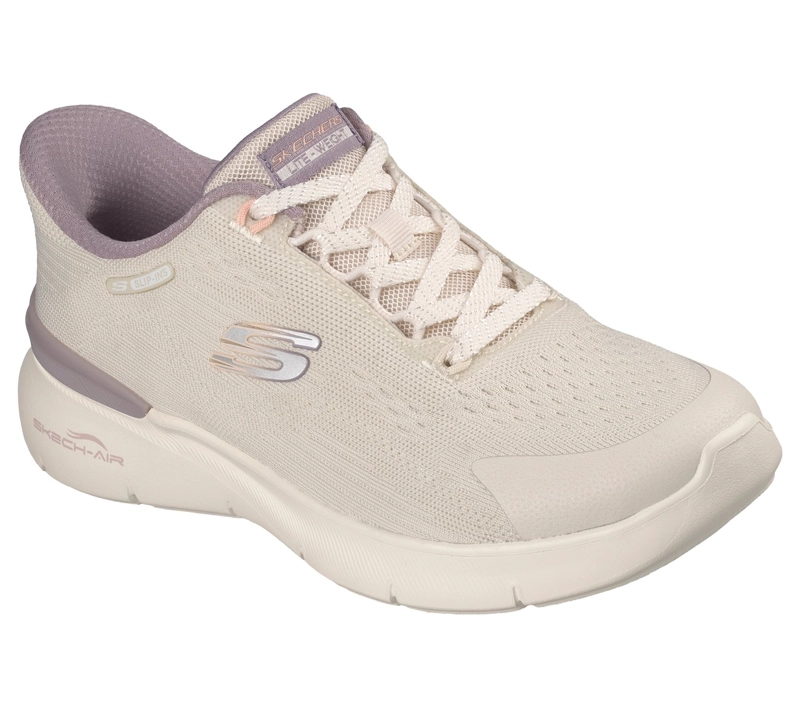ZAPATILLAS MUJER SLIP-INS SKECH AIR D 2.0 BEIGE SKECHERS - 4