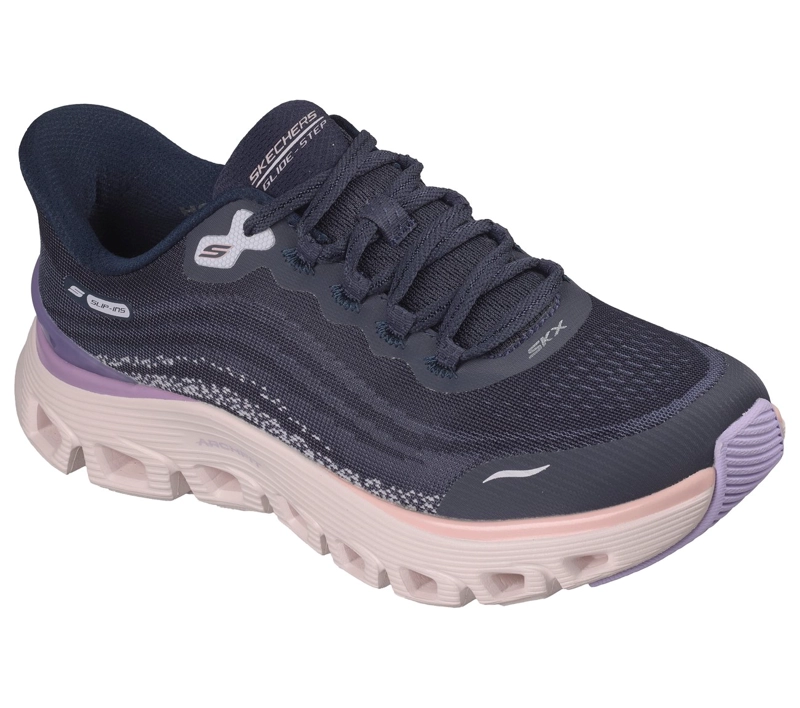 ZAPATILLAS MUJER SLIP-INS AF GLIDE-STEP WAVE AZUL SKECHERS - 4