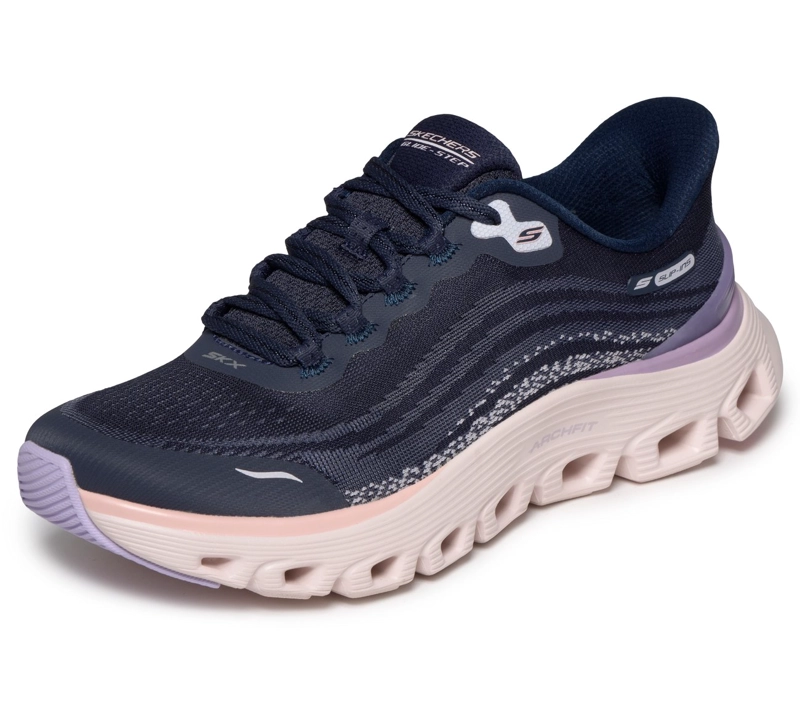 ZAPATILLAS MUJER SLIP-INS AF GLIDE-STEP WAVE AZUL SKECHERS - 5