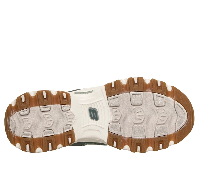 ZAPATILLAS MUJER D'LITES BEIGE VERDE SKECHERS - 3