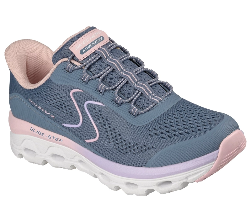 ZAPATILLAS MUJER SLIP-INS GLIDE-STEP SOLE AZUL SKECHERS - 4