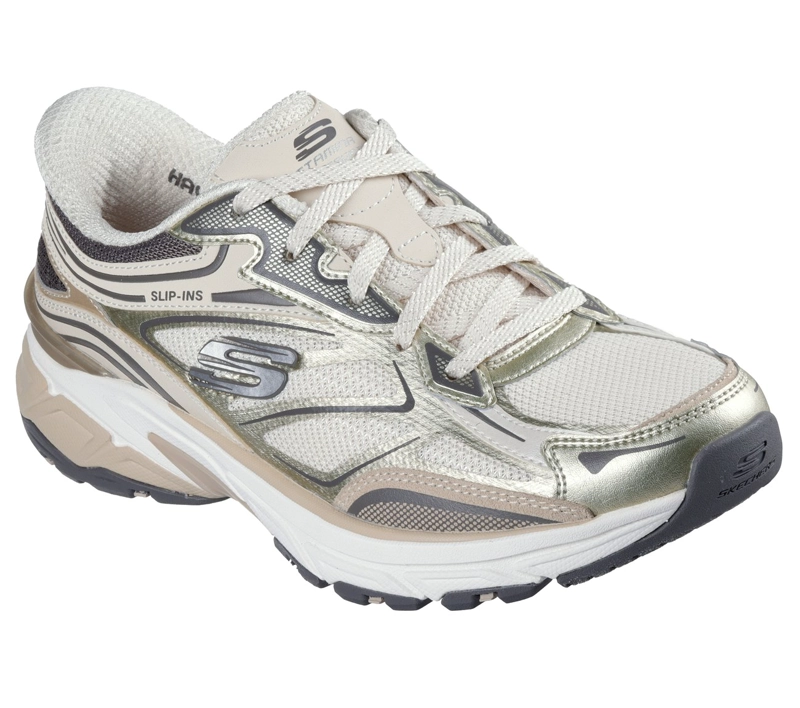 ZAPATILLAS MUJER SLIP-INS STAMINA SPORT BEIGE SKECHERS - 4