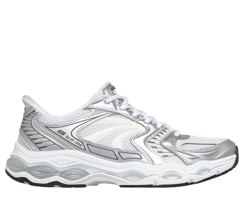 ZAPATILLAS MUJER SLIP-INS SKECH-GEL BLANCO PLATEADO SKECHERS - 1
