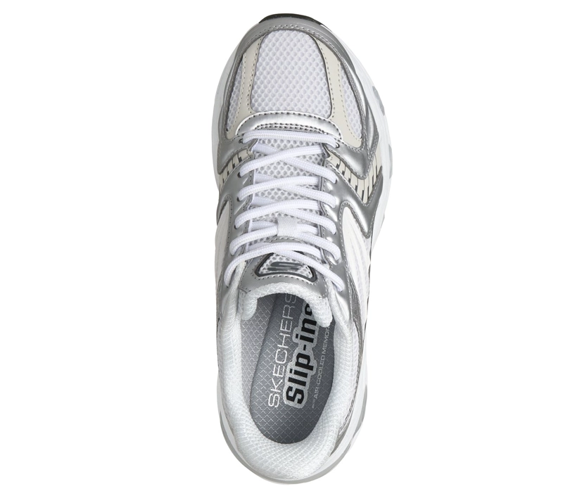 ZAPATILLAS MUJER SLIP-INS SKECH-GEL BLANCO PLATEADO SKECHERS - 2