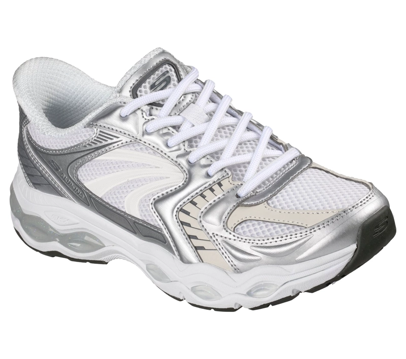 ZAPATILLAS MUJER SLIP-INS SKECH-GEL BLANCO PLATEADO SKECHERS - 4