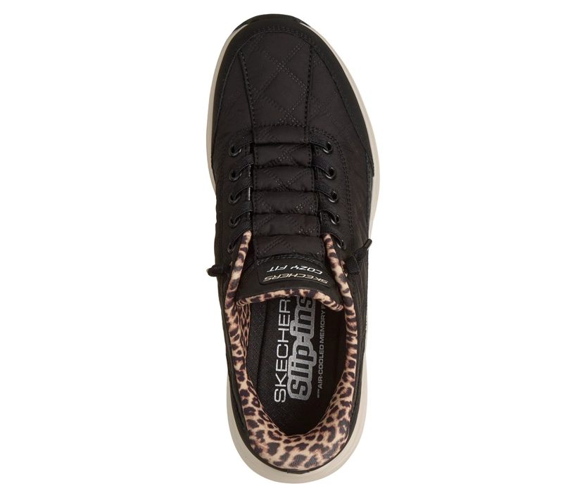 ZAPATILLAS MUJER SLIP-INS CONTOURFOAM LEOPARD NEGRO SKECHERS - 2