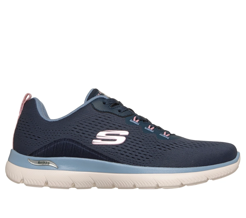 ZAPATILLAS MUJER ARCH FIT SUMMITS AZUL SKECHERS - 1