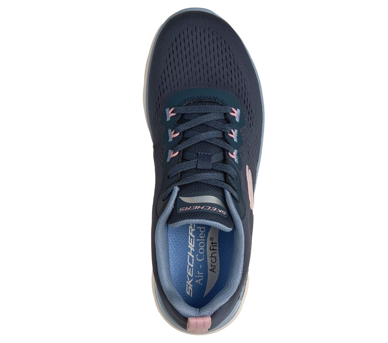 ZAPATILLAS MUJER ARCH FIT SUMMITS AZUL SKECHERS - 2