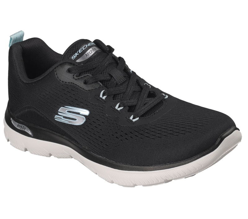 ZAPATILLAS MUJER ARCH FIT SUMMITS NEGRO SKECHERS - 4