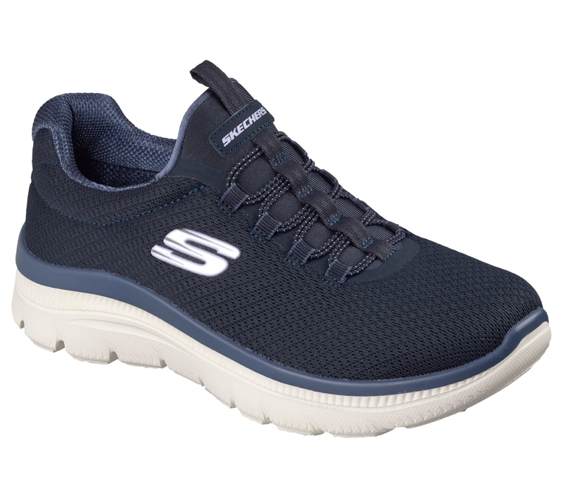 ZAPATILLAS MUJER SUMMITS PLUS AZUL SKECHERS - 4