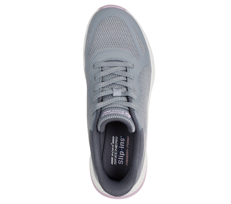 ZAPATILLAS MUJER SLIP-INS BOBS S4 STAPLE LOOK GRIS SKECHERS - 2