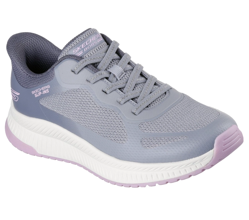 ZAPATILLAS MUJER SLIP-INS BOBS S4 STAPLE LOOK GRIS SKECHERS - 4