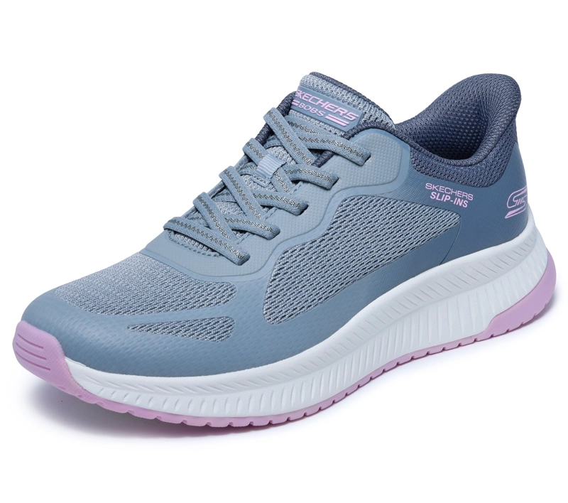 ZAPATILLAS MUJER SLIP-INS BOBS S4 STAPLE LOOK GRIS SKECHERS - 5
