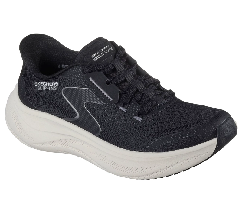 ZAPATILLAS MUJER SLIP-INS SKECH CLOUD PLUSH H NEGRO SKECHERS - 4