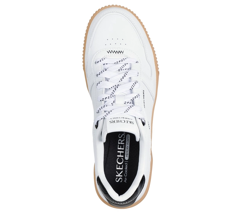 ZAPATILLAS MUJER JADE KEEP IT CASUAL BLANCO NEGRO SKECHERS - 2