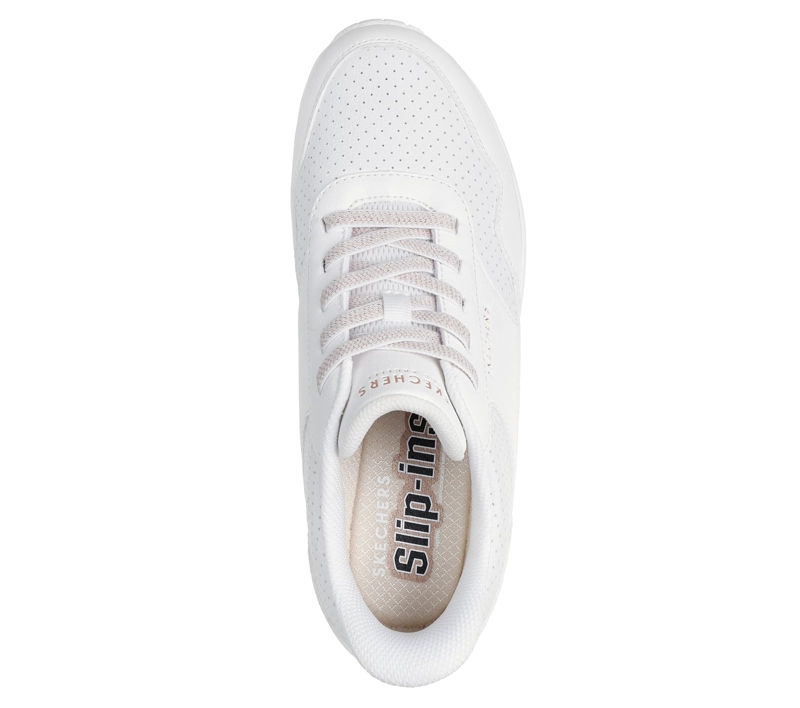 ZAPATILLAS MUJER SLIP-INS UNO BANKSIA LUXE BLANCO SKECHERS - 2