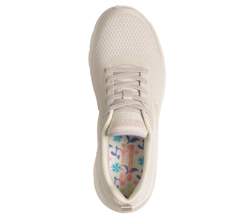 ZAPATILLAS MUJER GO WALK FLEX BEIGE SKECHERS - 2