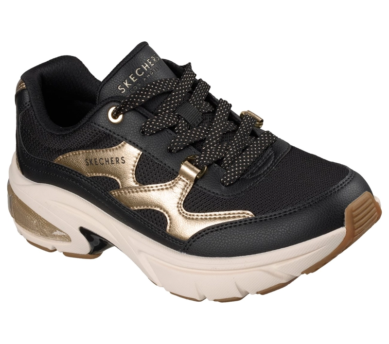 ZAPATILLAS MUJER SHADOW NEGRO SKECHERS - 4