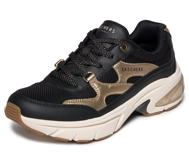 ZAPATILLAS MUJER SHADOW NEGRO SKECHERS - 5