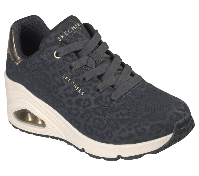 ZAPATILLAS MUJER UNO WEDGE SAFARI DAZE NEGRO SKECHERS - 3