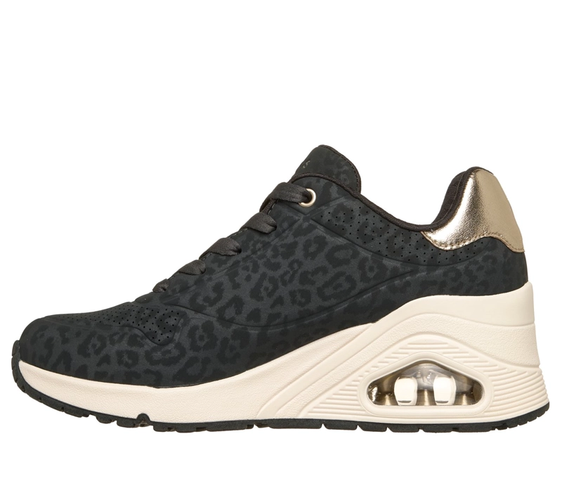 ZAPATILLAS MUJER UNO WEDGE SAFARI DAZE NEGRO SKECHERS - 5