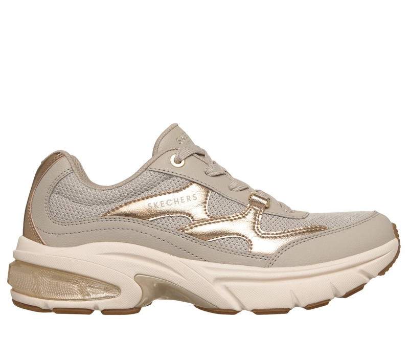 ZAPATILLAS MUJER SHADOW BEIGE SKECHERS - 1