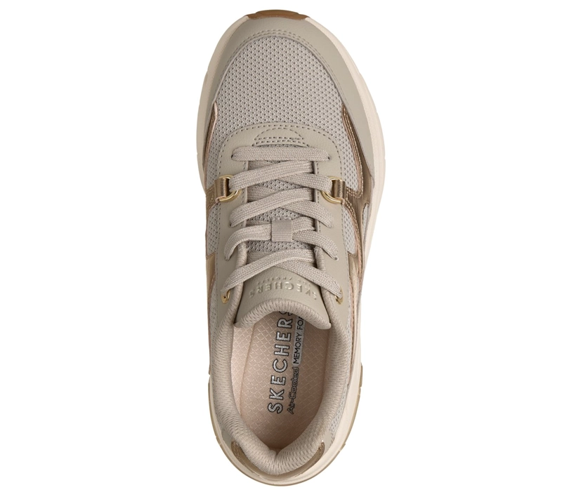 ZAPATILLAS MUJER SHADOW BEIGE SKECHERS - 2